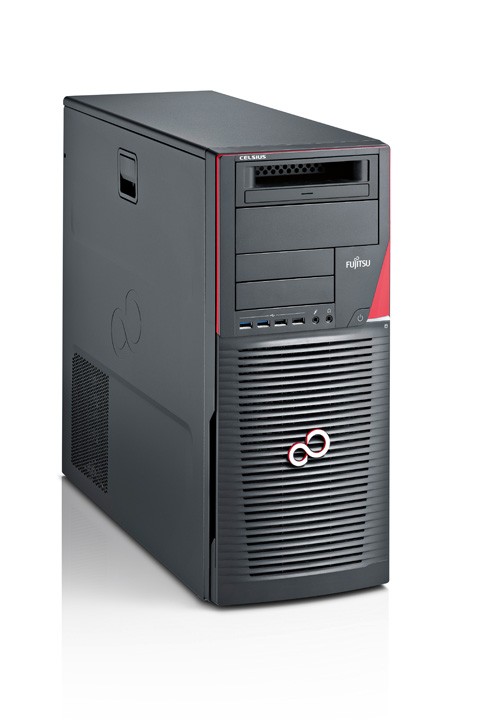 Fujitsu Celsius M740 Workstation Side Fujitsu Celsius M740 Workstation Side