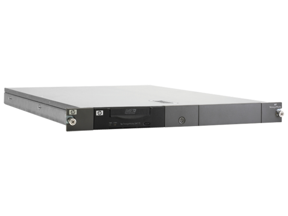 <p>The HP Rack-mount Kits provide a high density, rack-mountable tape drive and RDX removable disk drive solution for both direct-attach SCSI, USB, or SAS backup and archiving applications. The HP 1U Rack-mount Kit supports DAT and LTO Ultrium internal ta