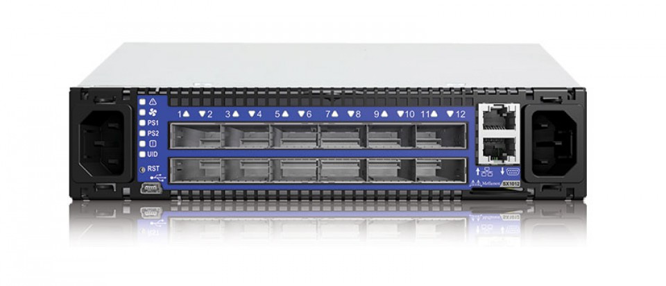Mellanox SX1012 12-Port 40/56GbE, 48-Port 10GbE Switch System