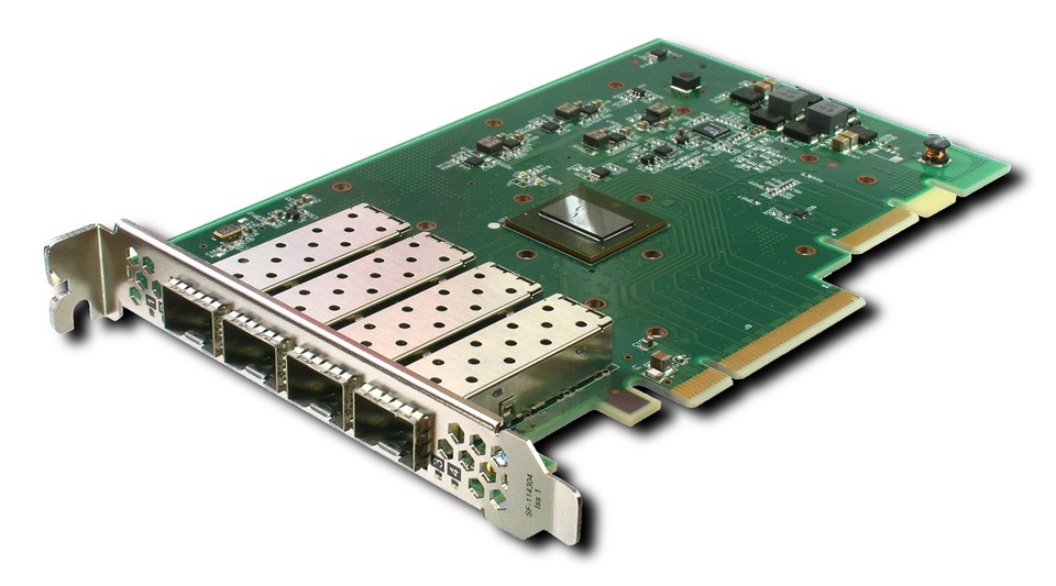 Solarflare Flareon Ultra SFN7124F Quad-Port 10GbE PCIe 3.0 Server I/OAdapter